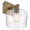 Access Lighting Port Nine Chardonnay, Chardonnay LED Wall Sconce, Antique Brushed Brass Finish, Seeded Glass 63144LEDDLP-ABB/SDG - alternate 9